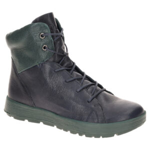Think 638 Damen Winterstiefeletten Navy/Kombi - Warmfutter, Echtleder, Gummis...