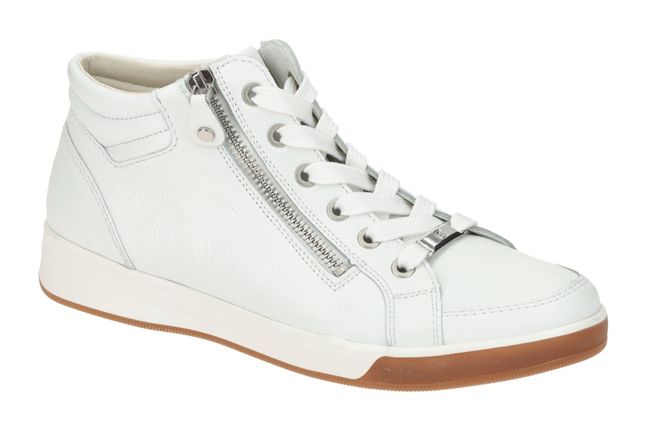 ara Damen Schn?r-Halbschuhe ROM 12-44499 Wei? Leder Rutschfest Keilabsatz 1 ara Damen Schn?r-Halbschuhe ROM 12-44499 Wei? Leder Rutschfest Keilabsatz