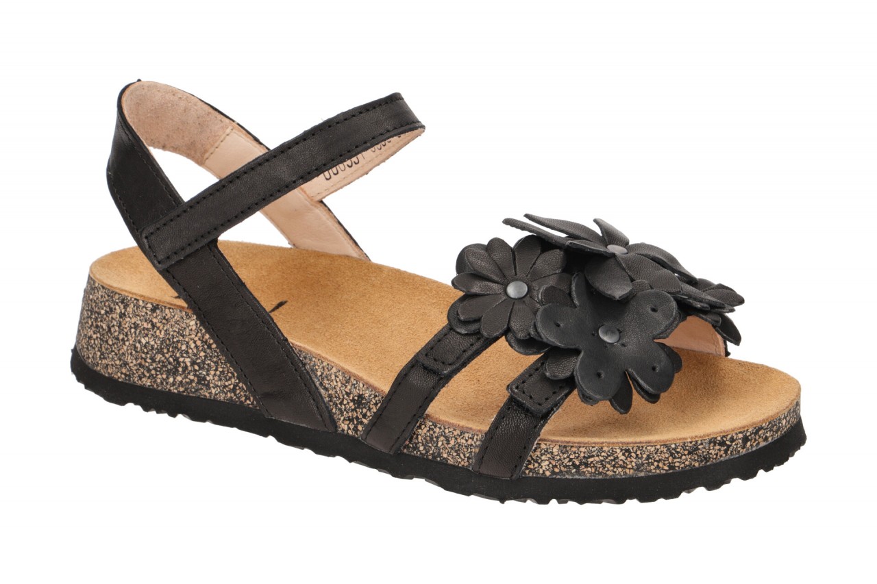 Think 551 Damen Sandalette - Riemchen Sandalen schwarz (schwarz) Echtleder, K... 1 Think 551 Damen Sandalette - Riemchen Sandalen schwarz (schwarz) Echtleder, K...