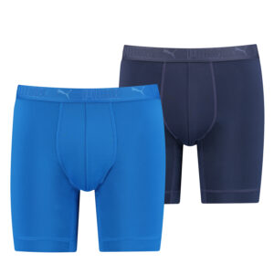 PUMA lange Boxershorts Herren 2er Pack Sport Mikrofaser + elastisch / Funktionsu...