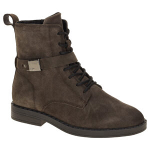 Tamaris Damen Stiefeletten 1-25108-47 Cigar Braun, bequeme Lace Up Boots
