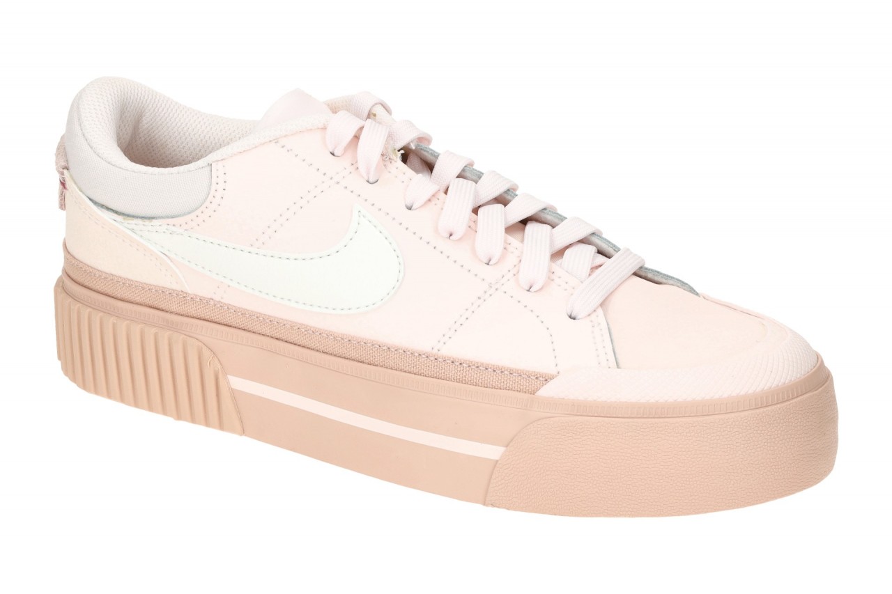 NIKE DM7590 600 COURT LEGACY LIFT Sneaker rose light soft pink/sail Plateau 1 NIKE DM7590 600 COURT LEGACY LIFT Sneaker rose light soft pink/sail Plateau