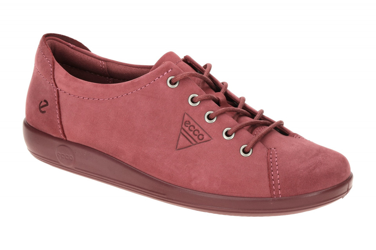 Ecco 206503 Soft 2.0 Damenschuhe Rot Nocturn Nubuck Leder - Bequem und leicht 1 Ecco 206503 Soft 2.0 Damenschuhe Rot Nocturn Nubuck Leder - Bequem und leicht