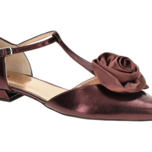 H?gl 1841 Blossom Ballerinas Dunkelrot Barolo Spitz Damen Halbschuhe