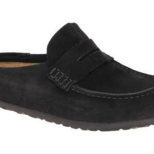 Birkenstock 1030813 BS Naples_Wrapped_Da Schwarz Damen Clogs aus echtem Velou...