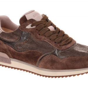 Gabor 6002.03.003 Damen Retro-Sneaker in Braun/Cacao/Dark Rose