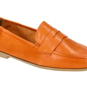 Tamaris 1-24210-42 606 Orange Echtleder Slipper Loafer Damen Halbschuhe