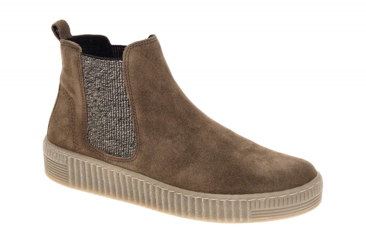 Gabor Damen Stiefeletten 8013.02.011 Braun Mohair - Bequeme Chelsea-Boots 1 Gabor Damen Stiefeletten 8013.02.011 Braun Mohair - Bequeme Chelsea-Boots