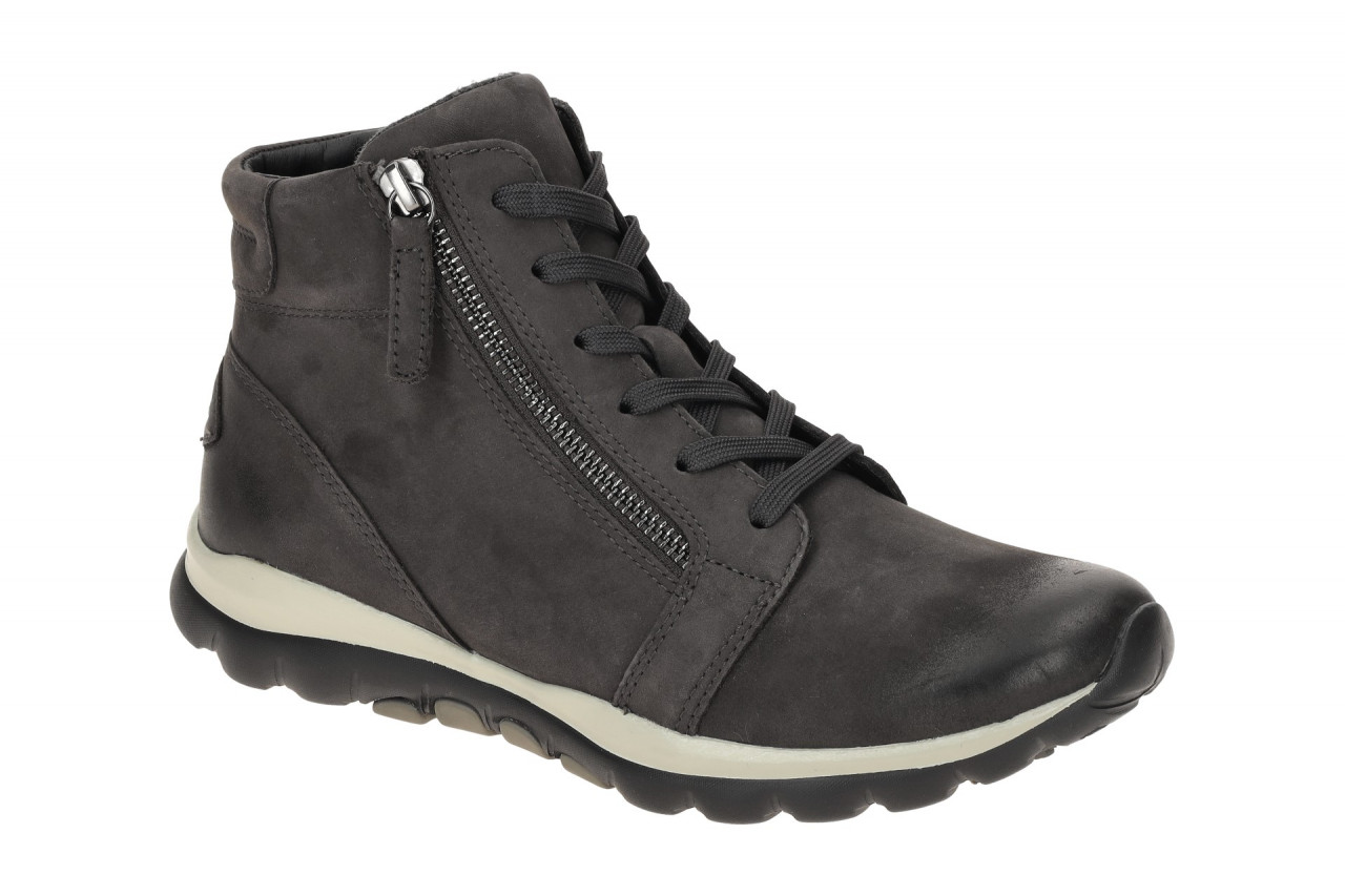 Gabor 76.868 Damen Stiefeletten Rolling Soft dunkelgrau Nubuk Oil bequeme Mid... 1 Gabor 76.868 Damen Stiefeletten Rolling Soft dunkelgrau Nubuk Oil bequeme Mid...
