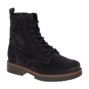 Gabor Damen Stiefeletten 8025.04 in Dark Blue - Echtleder Velour - Blockabsatz