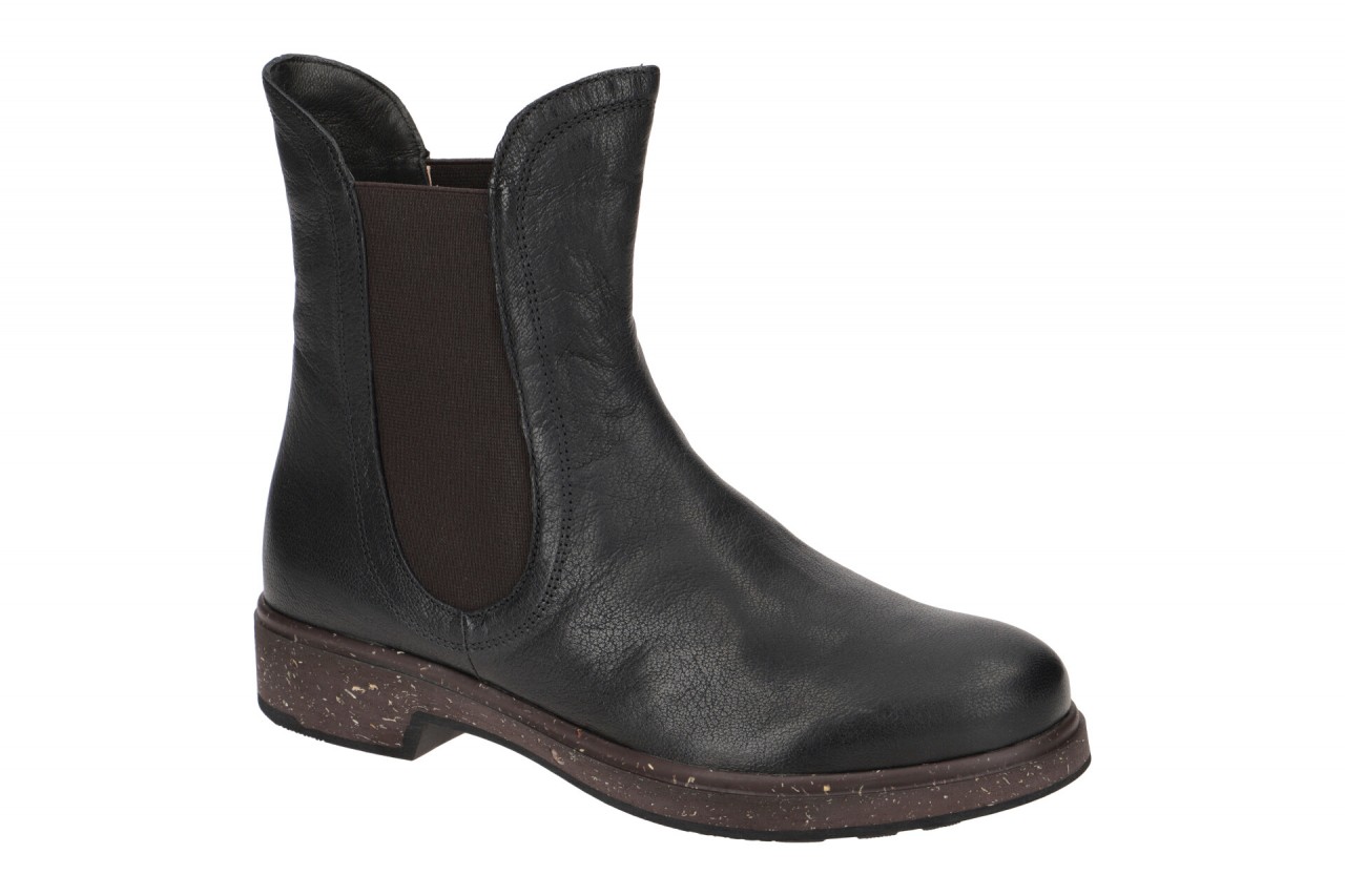 Think 425 Damen Stiefeletten schwarz - bequeme Chelsea-Boots 1 Think 425 Damen Stiefeletten schwarz - bequeme Chelsea-Boots