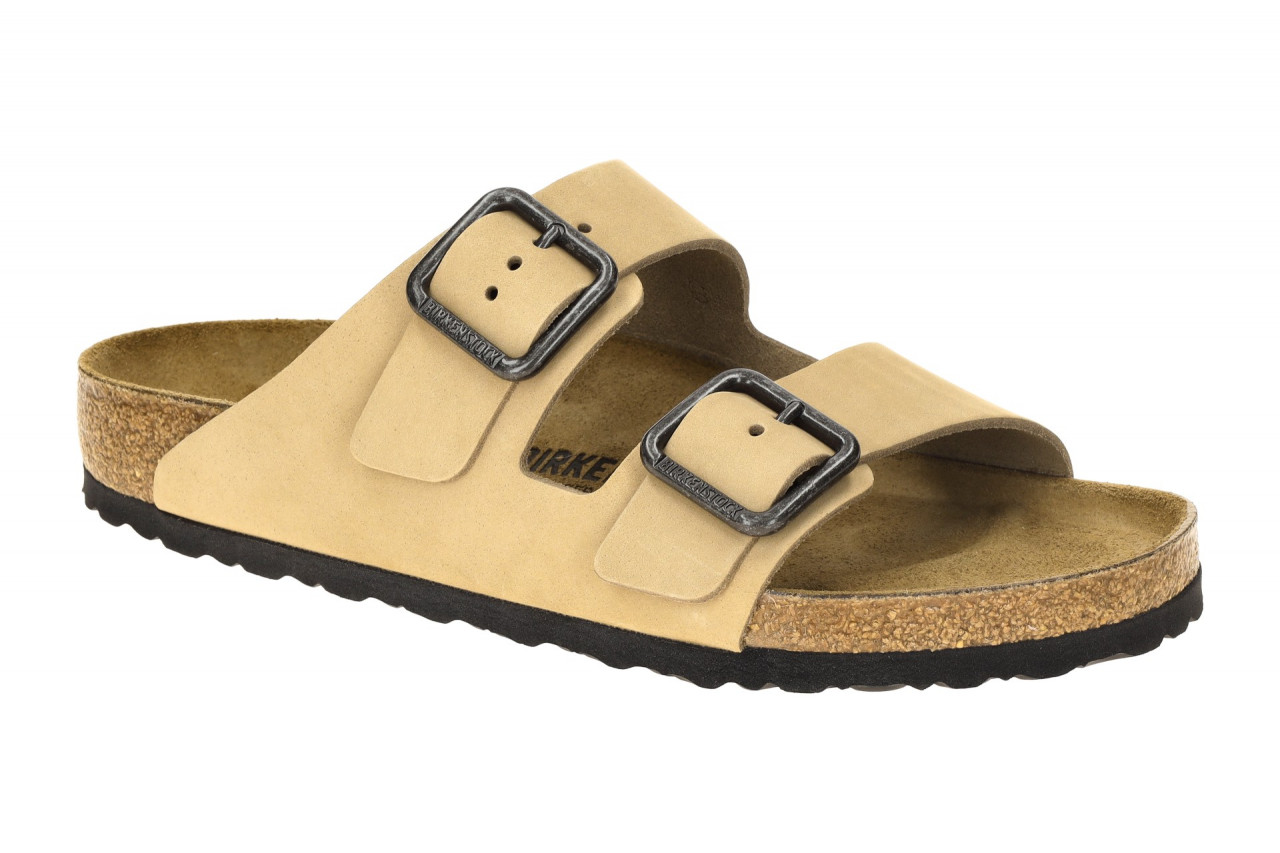 Birkenstock Arizona WB 1031627 Beige Sandcastle Herren Pantolette Echtleder -... 1 Birkenstock Arizona WB 1031627 Beige Sandcastle Herren Pantolette Echtleder -...