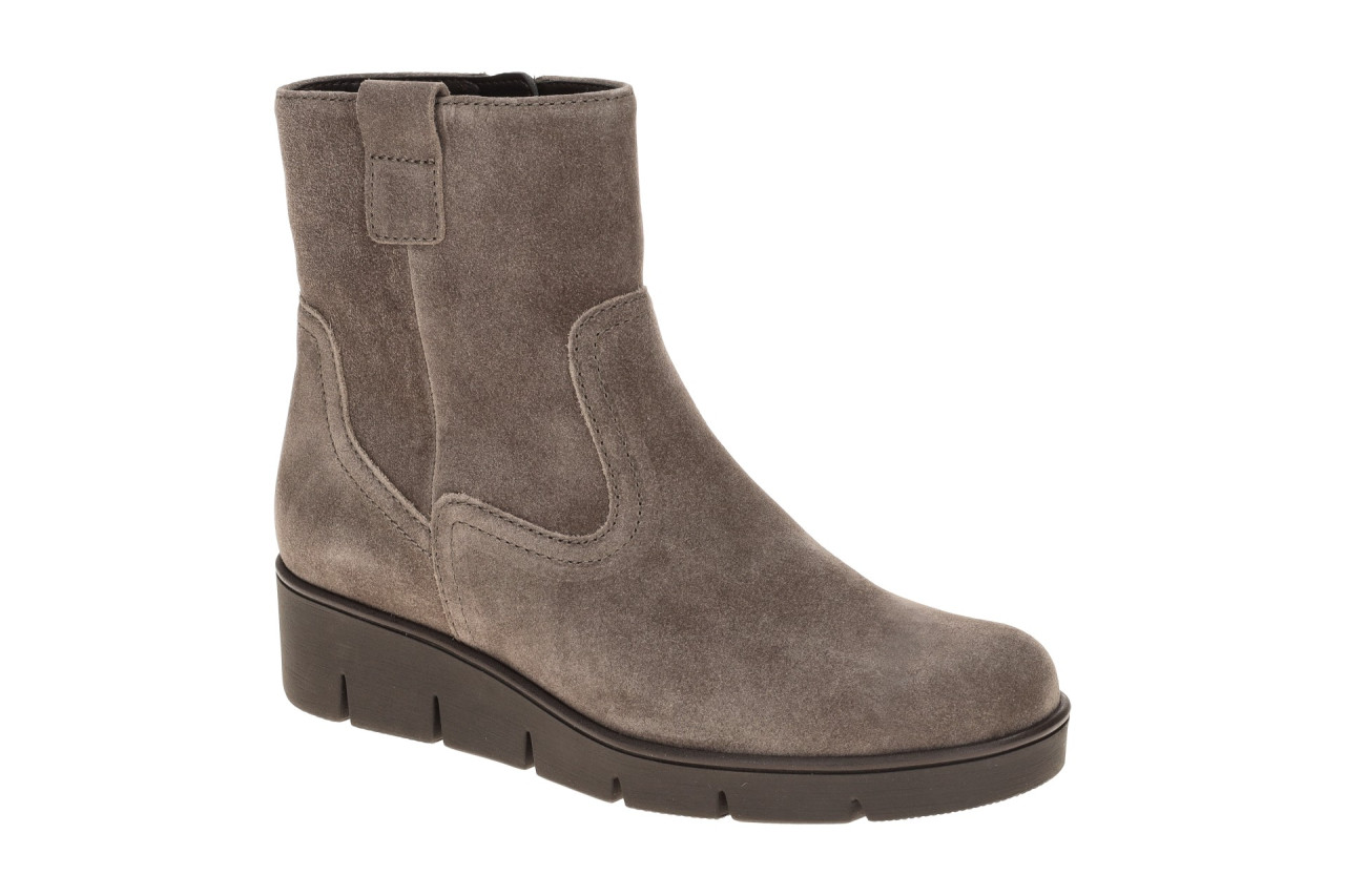 Gabor 8005.01.002 Damen Stiefeletten taupe grau Keilabsatz rundflach bequem 1 Gabor 8005.01.002 Damen Stiefeletten taupe grau Keilabsatz rundflach bequem