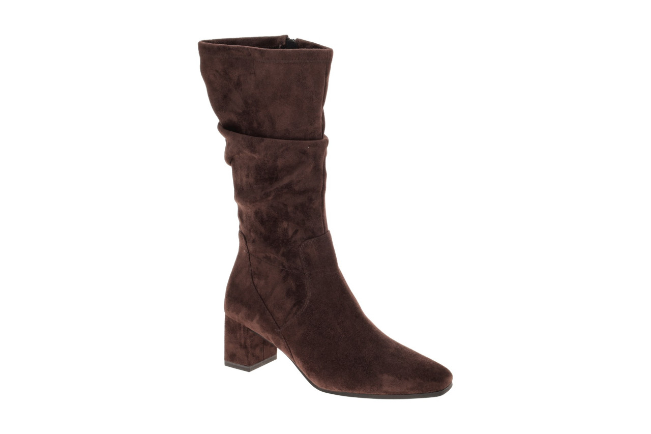 CAPRICE Damenstiefel 25303-47-302 dunkelbraun Stretch Schaft eckiger Absatz 1 CAPRICE Damenstiefel 25303-47-302 dunkelbraun Stretch Schaft eckiger Absatz