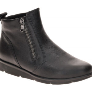 Waldl?ufer 693802 K-ROYA Damen Stiefeletten Schwarz Luftpolstersohle