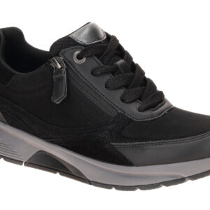 Gabor 0106.02.001 ROLLINGSOFT Damen-Schn?r-Halbschuhe Schwarz bequem Hallux S...
