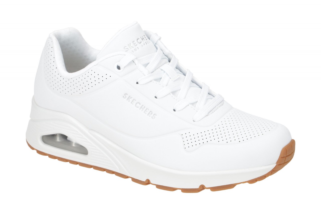Skechers 73690 WHT UNO - STAND ON AIR Damen sportliche Halbschuhe wei? 1 Skechers 73690 WHT UNO - STAND ON AIR Damen sportliche Halbschuhe wei?