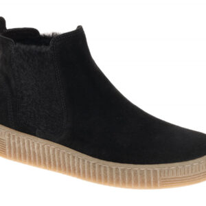 Gabor Damen Stiefeletten 8013.02.013 Schwarz Bequeme Chelsea-Boots