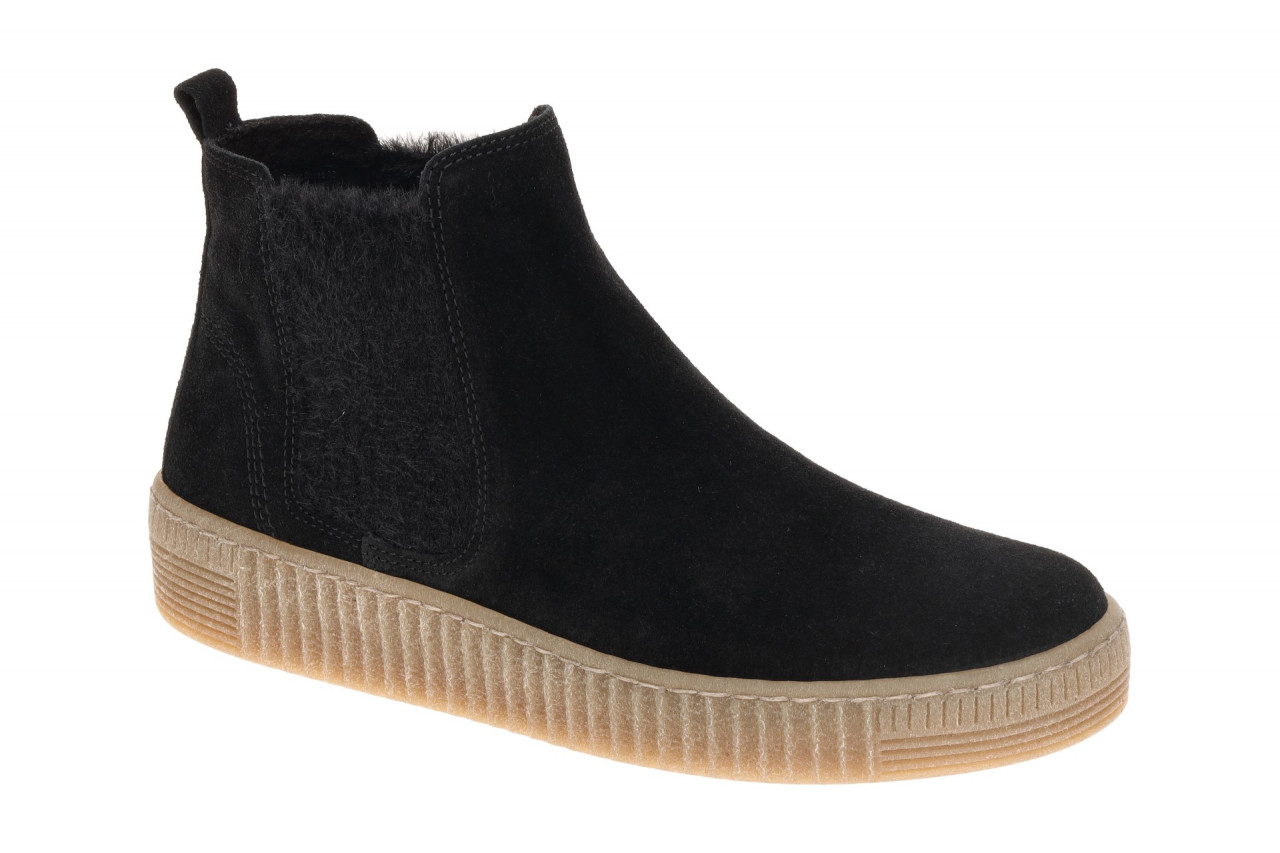 Gabor Damen Stiefeletten 8013.02.013 Schwarz Bequeme Chelsea-Boots 1 Gabor Damen Stiefeletten 8013.02.013 Schwarz Bequeme Chelsea-Boots