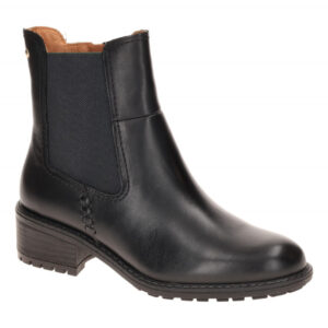Pikolinos W0D-8792ST Damen Stiefeletten in Schwarz mit Blockabsatz