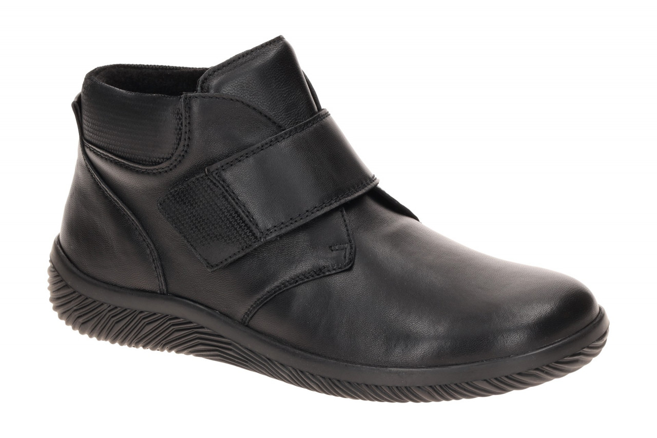 Waldl?ufer Damen Stiefeletten 609801 in Schwarz - bequem mit Klettverschluss 1 Waldl?ufer Damen Stiefeletten 609801 in Schwarz - bequem mit Klettverschluss