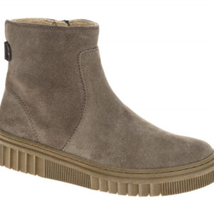 Gabor Damen Stiefeletten 8008.02.006 taupe-grau bequeme Zip Boots
