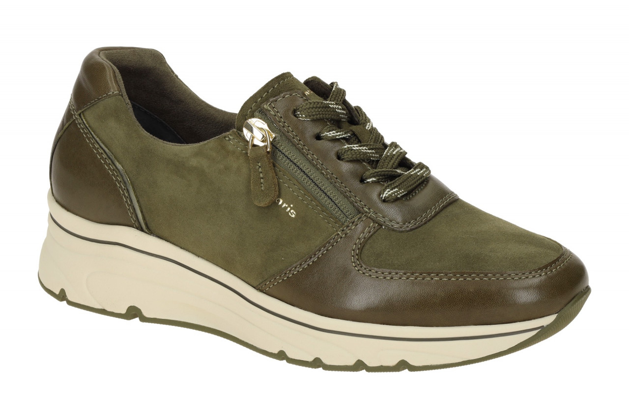 Tamaris 1-23711-42 722 Damen Sneaker Gr?n Olive Wedge Keilabsatz 2,0cm PureRelax 1 Tamaris 1-23711-42 722 Damen Sneaker Gr?n Olive Wedge Keilabsatz 2,0cm PureRelax