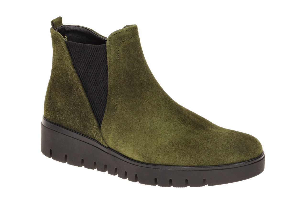 Gabor 8015.01.006 Damen Stiefeletten Olive - Bequeme Chelsea-Stiefel 1 Gabor 8015.01.006 Damen Stiefeletten Olive - Bequeme Chelsea-Stiefel