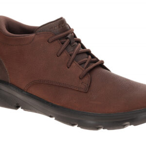 Skechers 205514 RDBR Arch Fit Graza Ridley Herren Slipper braun bequem & leicht