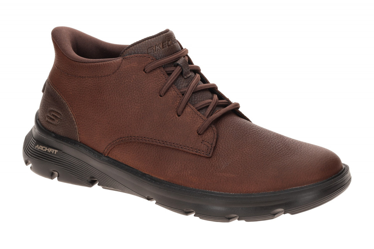 Skechers 205514 RDBR Arch Fit Graza Ridley Herren Slipper braun bequem & leicht 1 Skechers 205514 RDBR Arch Fit Graza Ridley Herren Slipper braun bequem & leicht