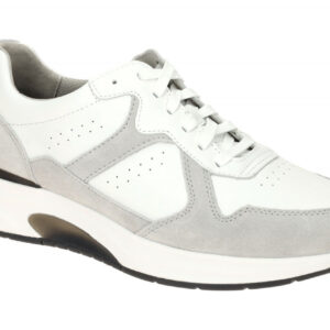 Pius Gabor 8001.20.02 Herren Sneaker wei? lt.grey/white bequeme Schn?r Halbsc...