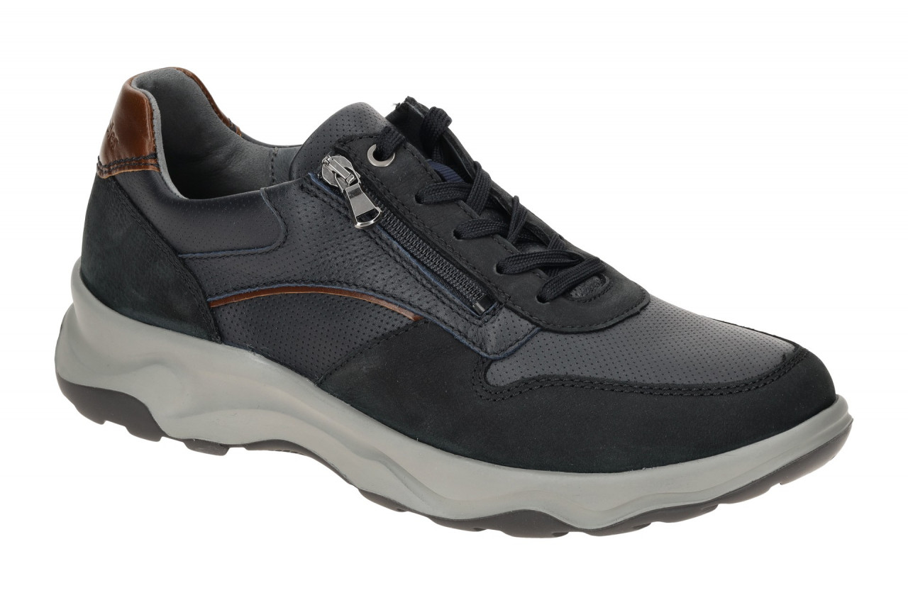 Waldl?ufer 718006 H-MAX Herren Schn?r Halbschuhe Blau Notte Bequem Luftpolste... 1 Waldl?ufer 718006 H-MAX Herren Schn?r Halbschuhe Blau Notte Bequem Luftpolste...