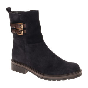 Gabor 8006.02 Damen Stiefeletten Dark Blue/Cacao Zip Boots bequem & schick