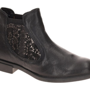 Think 3-001419-0000 NINA Damen Stiefeletten Schwarz Blockabsatz