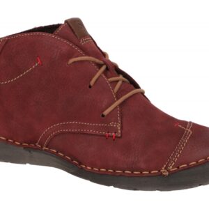 Josef Seibel 59690 FERGEY 18 Damen Stiefeletten Nubuck Rot - Bordo Bequeme Sc...