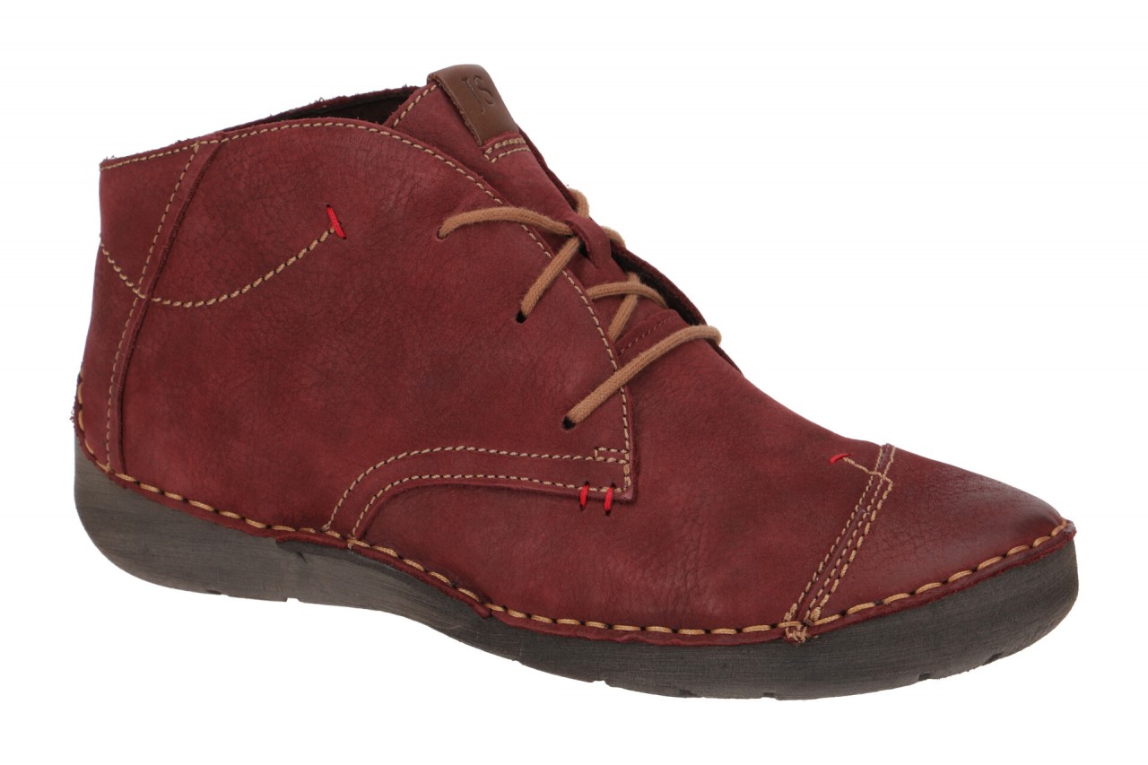 Josef Seibel 59690 FERGEY 18 Damen Stiefeletten Nubuck Rot - Bordo Bequeme Sc... 1 Josef Seibel 59690 FERGEY 18 Damen Stiefeletten Nubuck Rot - Bordo Bequeme Sc...