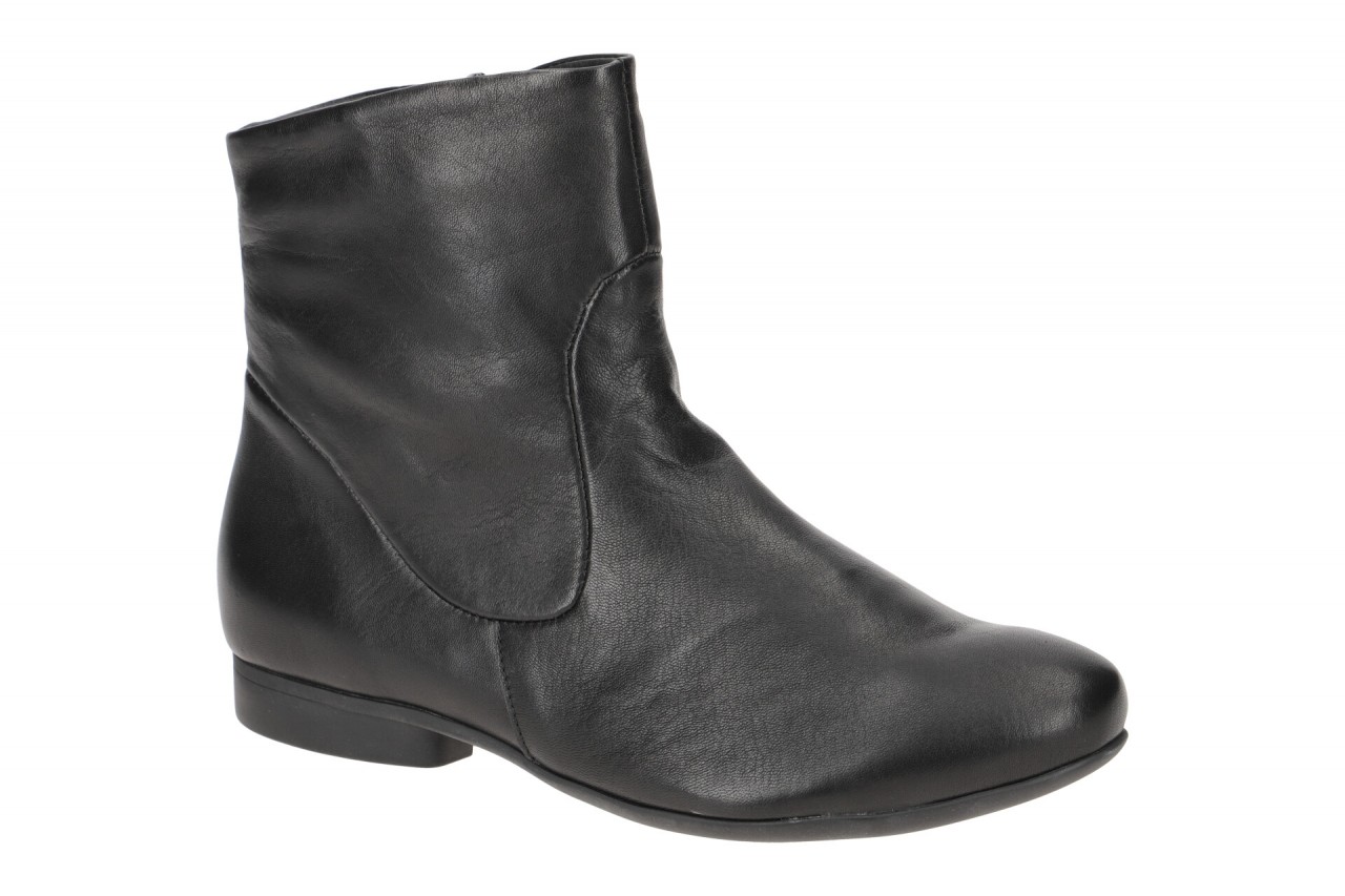 Think 000614 Damenschuhe Stiefeletten Schwarz Echtleder Rei?verschluss Blocka... 1 Think 000614 Damenschuhe Stiefeletten Schwarz Echtleder Rei?verschluss Blocka...