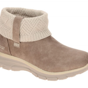 Skechers 168193 TPE Damen Stiefeletten taupe-braun bequeme HANDS FREE Schlupf...