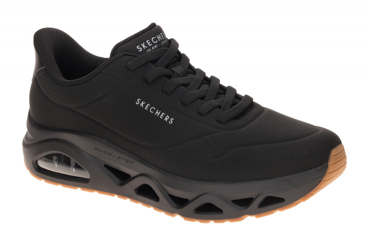 Skechers 183420 B Herrensportliche Slipper Schwarz - UNO GLIDE STEP 1 Skechers 183420 B Herrensportliche Slipper Schwarz - UNO GLIDE STEP