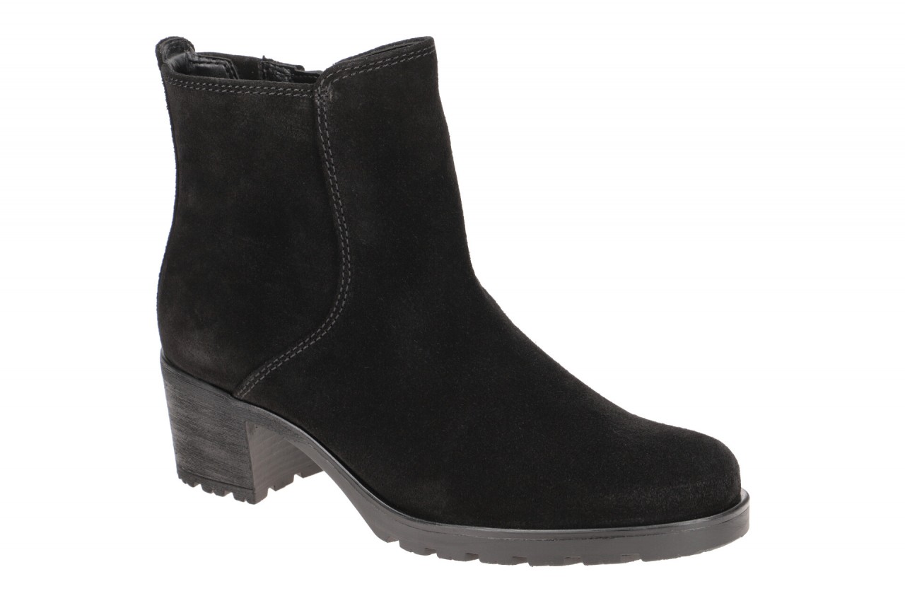 Gabor 72.800.47 Damen Stiefeletten Schwarz - Echtleder, Blockabsatz 1 Gabor 72.800.47 Damen Stiefeletten Schwarz - Echtleder, Blockabsatz
