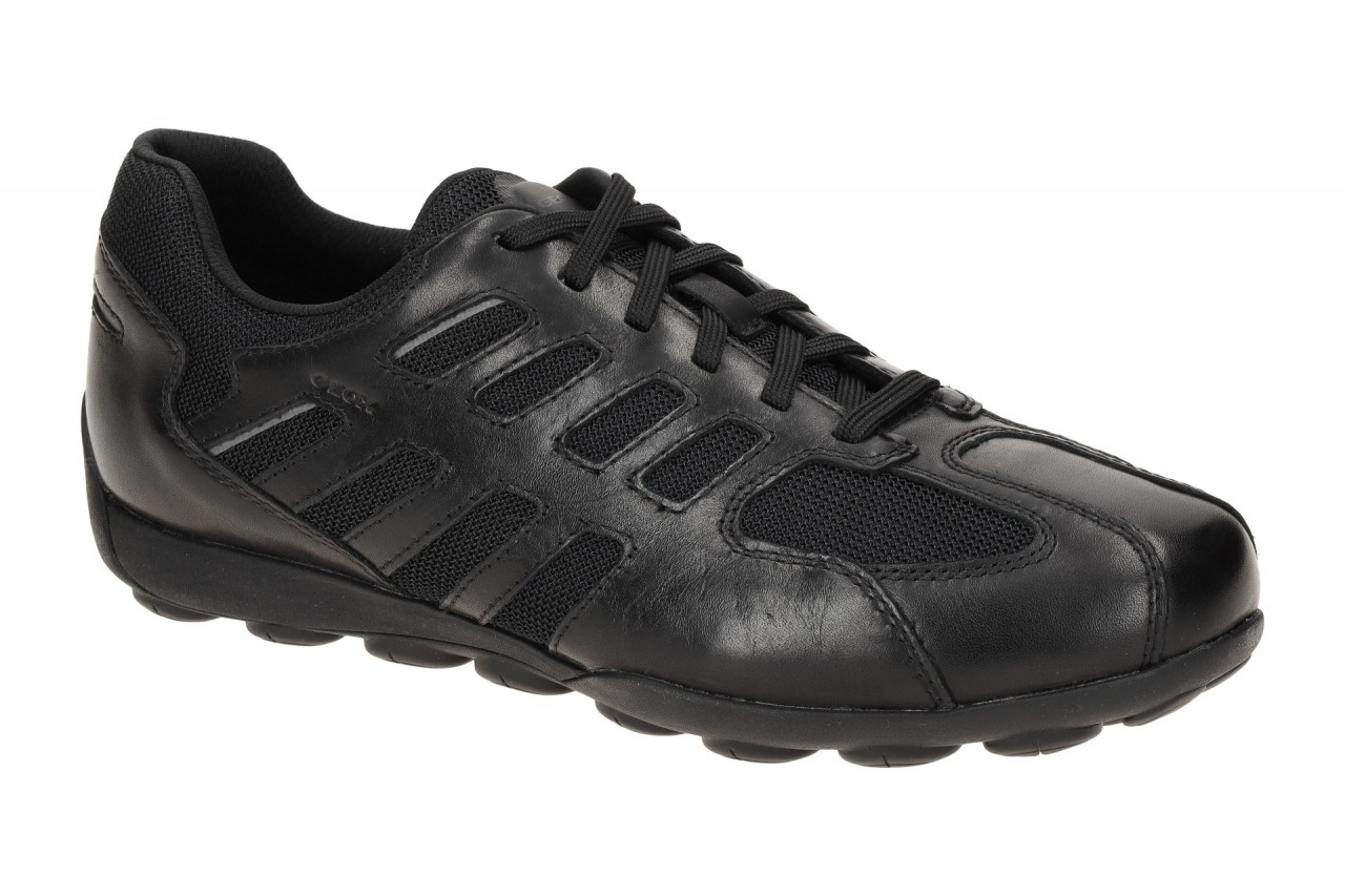 Geox Herrenschuhe Sneaker SNAKE 2.0 C U45GXA Schwarz+Dunkelgrau 1 Geox Herrenschuhe Sneaker SNAKE 2.0 C U45GXA Schwarz+Dunkelgrau
