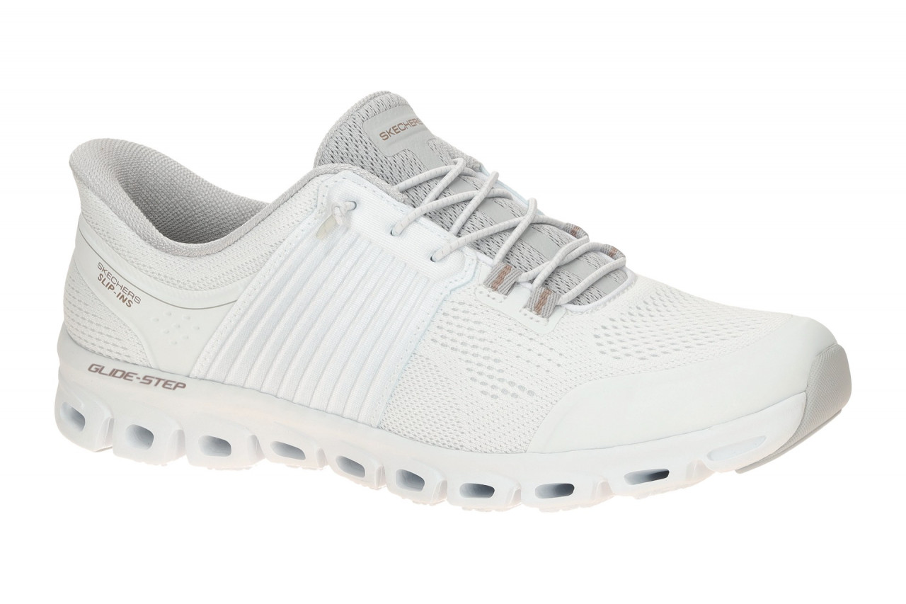 Skechers 104801 WGY GLIDE STEP - STARGAZE Damen Slip-On Sneakers Wei?/Gray 1 Skechers 104801 WGY GLIDE STEP - STARGAZE Damen Slip-On Sneakers Wei?/Gray