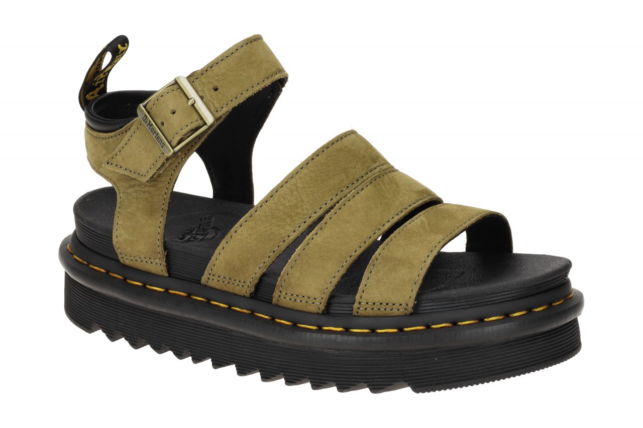 Dr. Martens Damen Sandalette BLAIRE 31735357 Gr?n Muted Olive Plateau 3,5cm 1 Dr. Martens Damen Sandalette BLAIRE 31735357 Gr?n Muted Olive Plateau 3,5cm