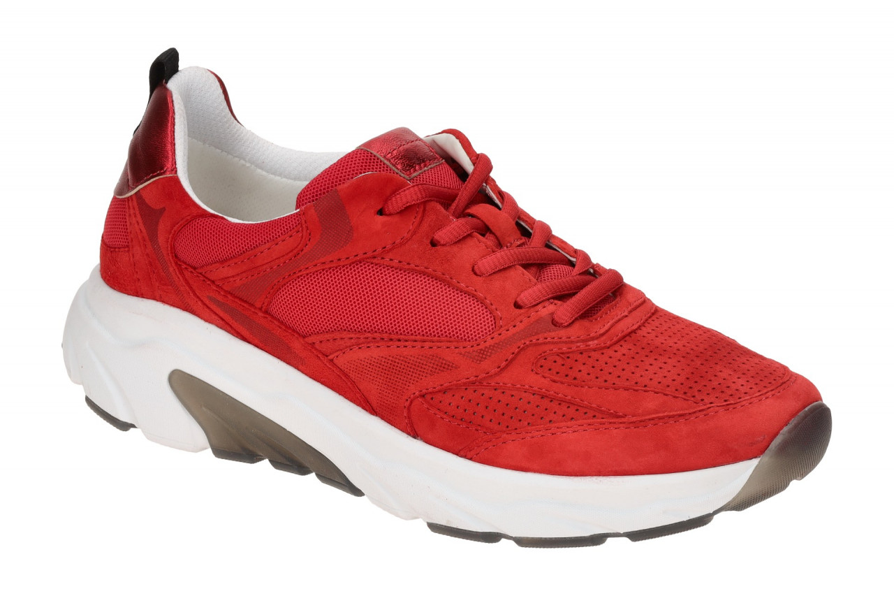Gabor 66.936.38 ROLLINGSOFT Damen Sneakers Rot Fire Sportliche Halbschuhe 1 Gabor 66.936.38 ROLLINGSOFT Damen Sneakers Rot Fire Sportliche Halbschuhe