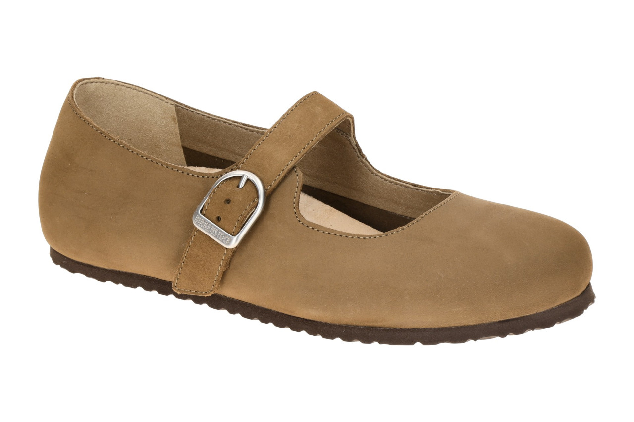 Birkenstock 1032731 Santa Clarita Damen Ballerina braun dark tea, schmale Weite 1 Birkenstock 1032731 Santa Clarita Damen Ballerina braun dark tea, schmale Weite