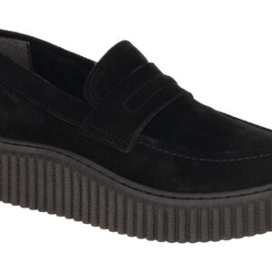 Marc O'Polo Damen Loafer BIANCA 61 black Echtleder Plateau Slipper