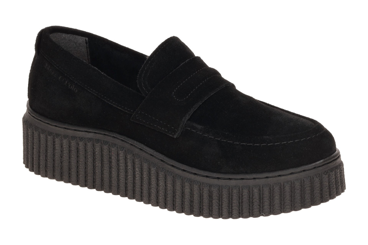 Marc O'Polo Damen Loafer BIANCA 61 black Echtleder Plateau Slipper 1 Marc O'Polo Damen Loafer BIANCA 61 black Echtleder Plateau Slipper