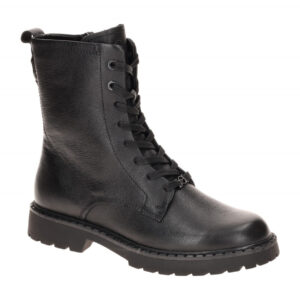 Tamaris 1-25214-47 001 Damen Stiefeletten Schwarz bequeme Lace Up Boots