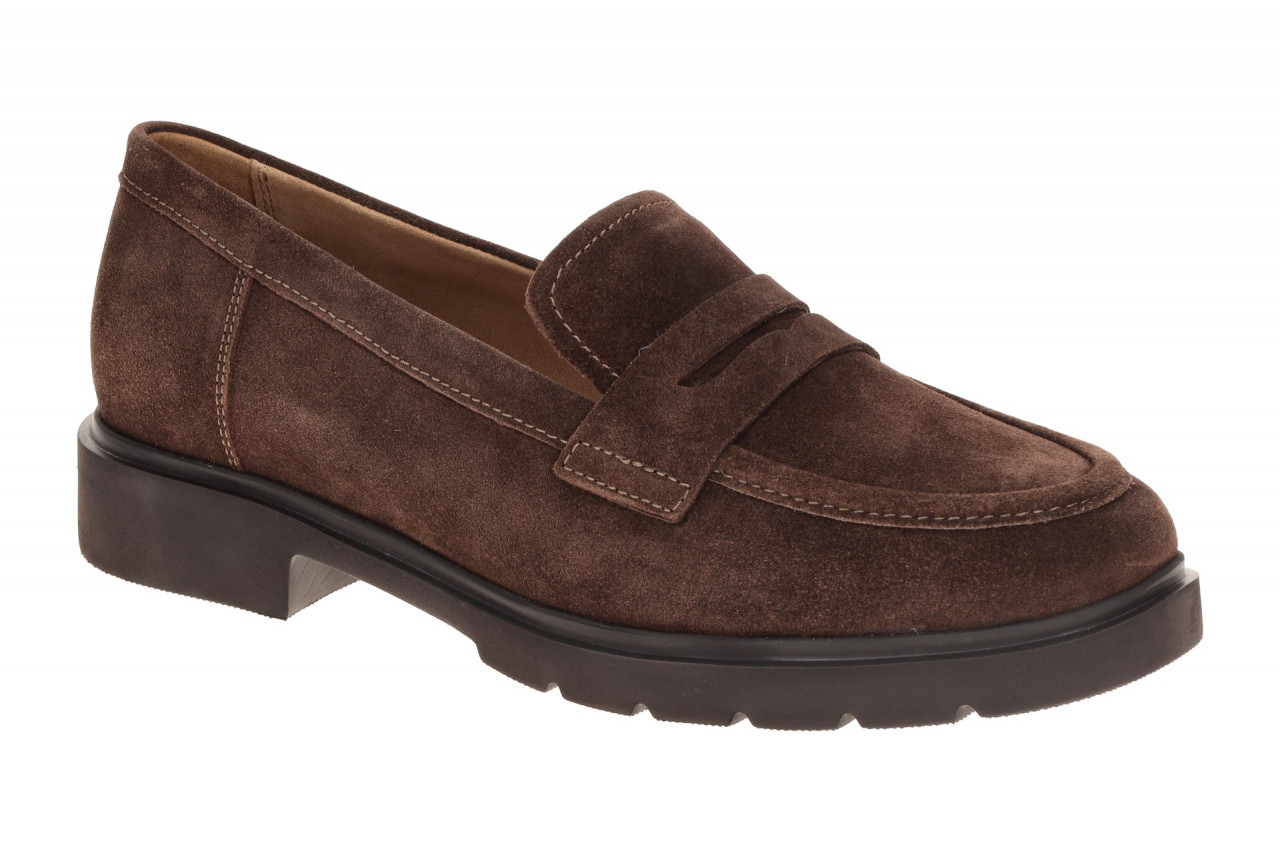 Gabor 4001.01.003 Damenschuhe braun cacao Velour Slipper Plateau 2cm 1 Gabor 4001.01.003 Damenschuhe braun cacao Velour Slipper Plateau 2cm
