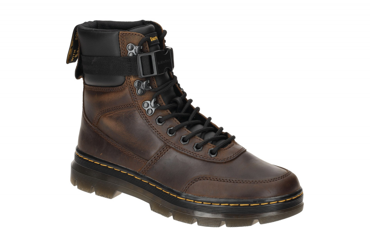 Dr. Martens 27804201 Combs Tech Damen Stiefeletten - Dunkelbraun, Fettleder, ... 1 Dr. Martens 27804201 Combs Tech Damen Stiefeletten - Dunkelbraun, Fettleder, ...